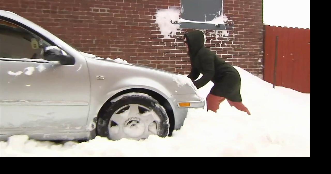 Hamburg residents and business owners dig out following heavy snowstorm