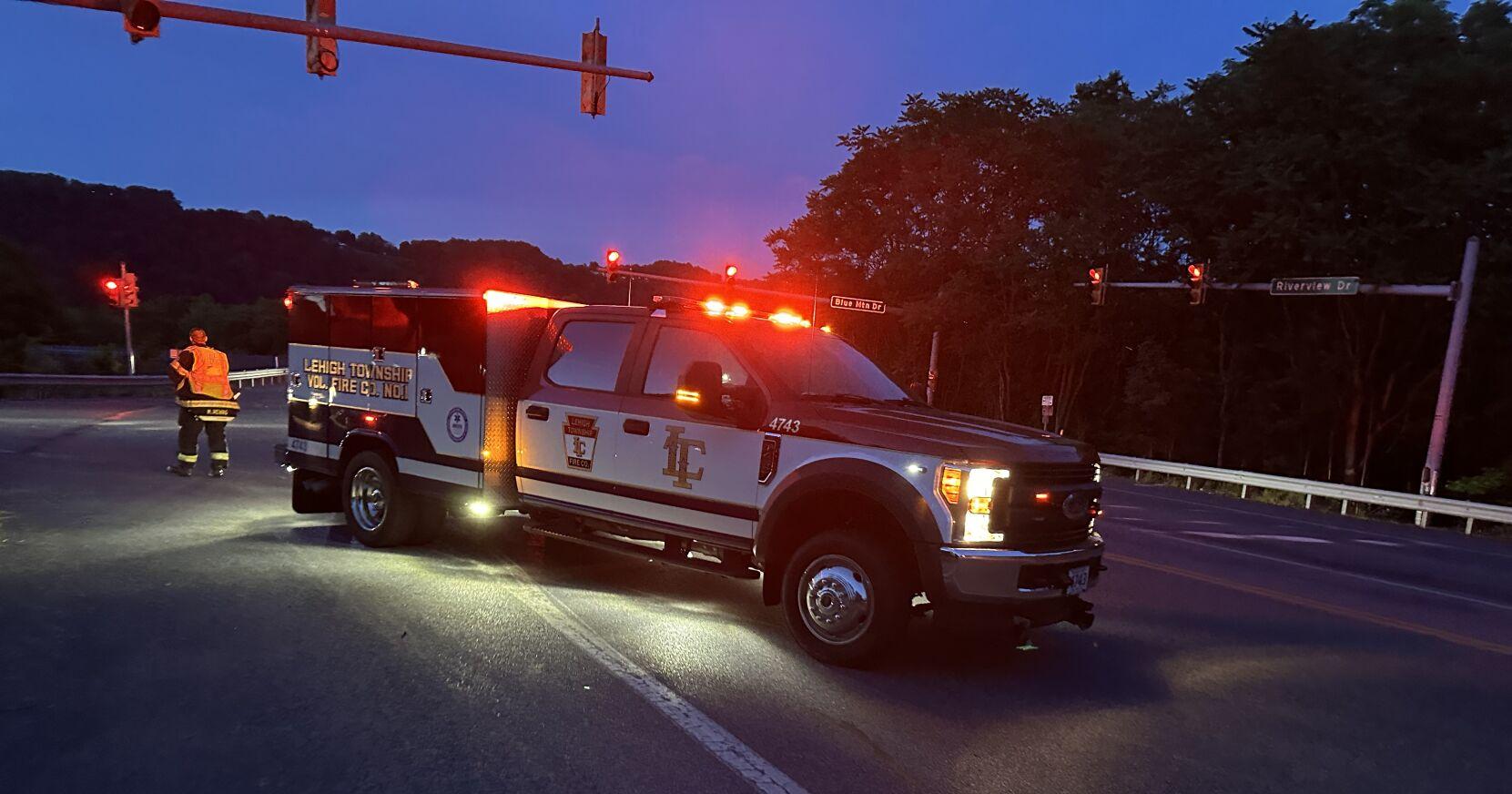 Motorcycle crash closes Route 145 in Lehigh Township - Vimarsana News