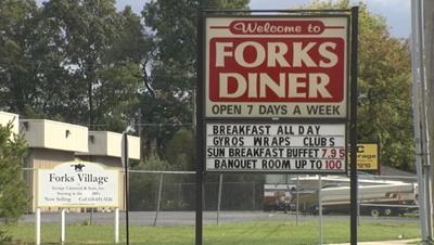 Forks Diner sign