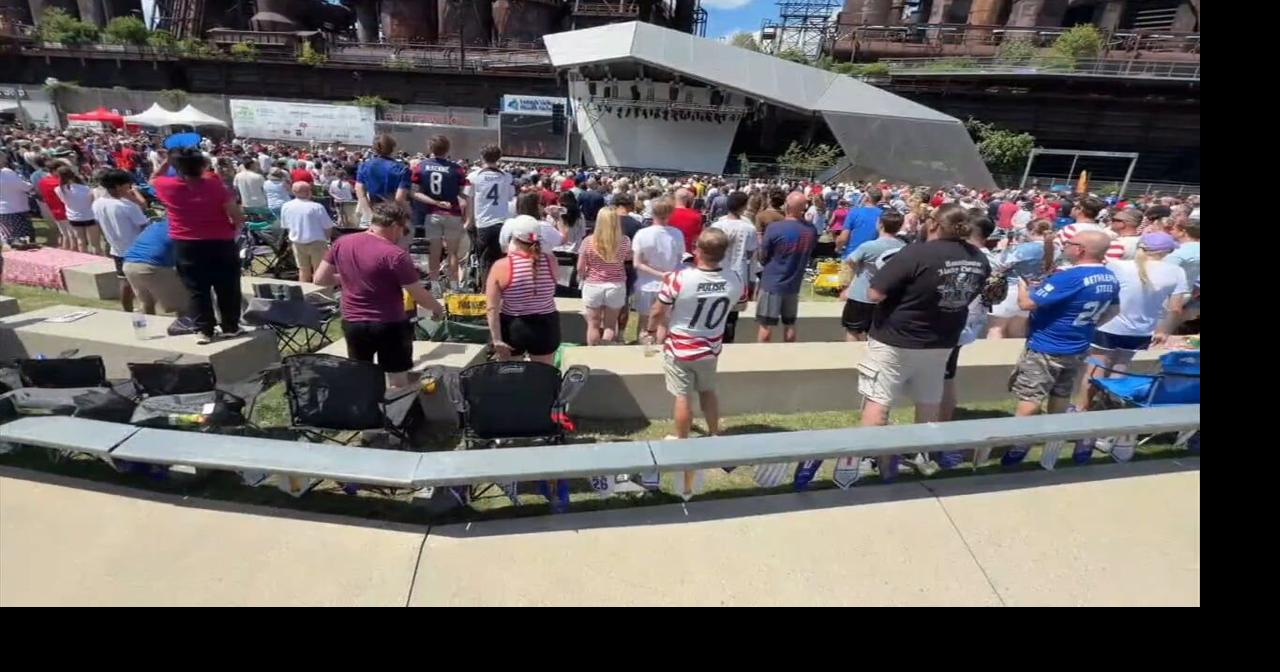 USA celebrates victory, SteelStacks alive with passionate supporters, furry friends for Soccerfest