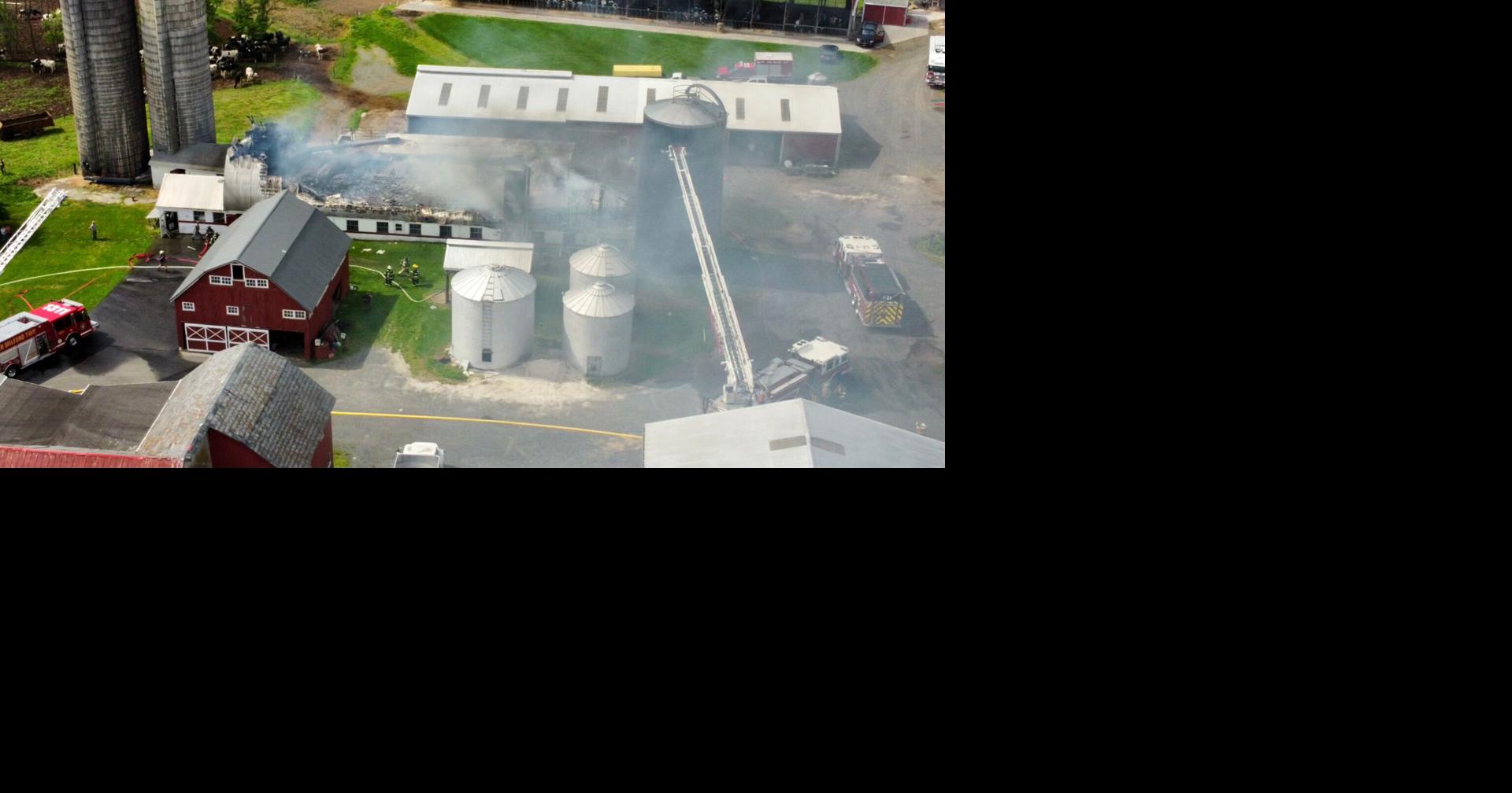 Fire heavily damages barn in Lower Milford Twp. Lehigh Valley