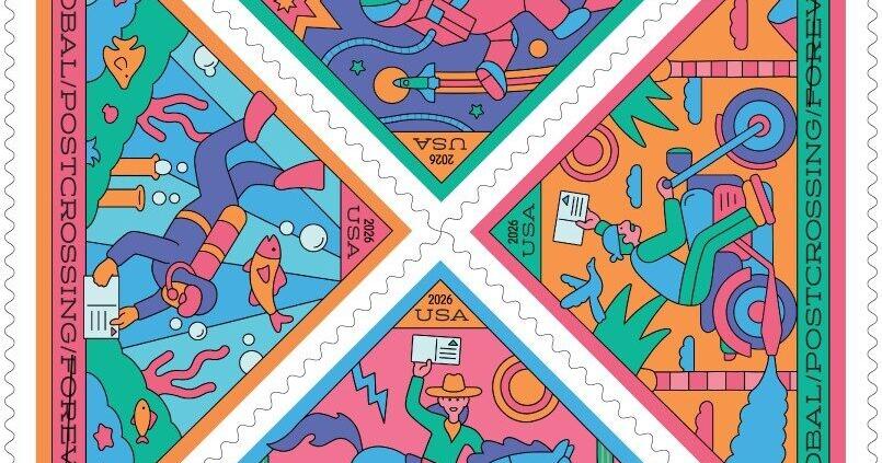 U.S. Postal Service Issues Postcrossing Stamps