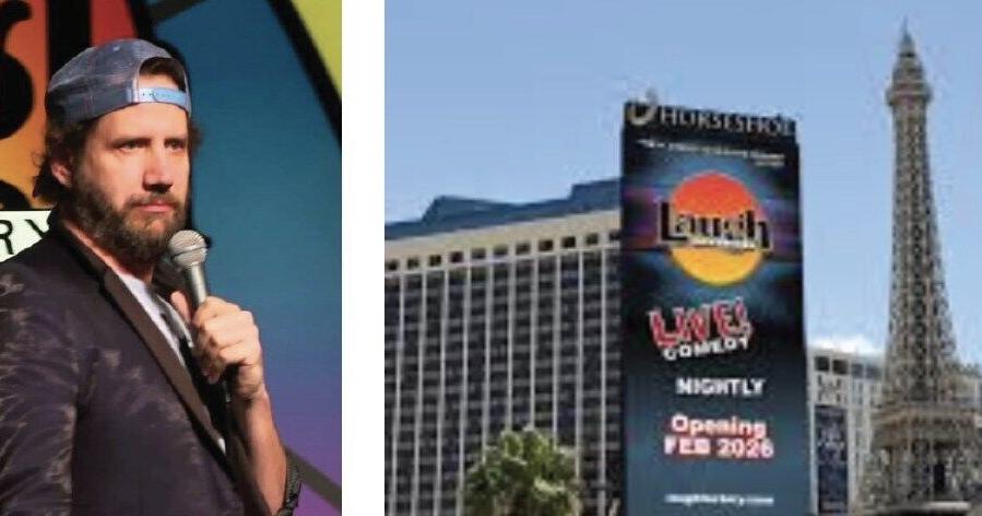 LAUGH FACTORY OPENS ITS NEW CLUB AT HORSESHOE LAS VEGAS WITH SOLD-OUT SHOWS STARRING CONCRETE AND JAMIE KENNEDY