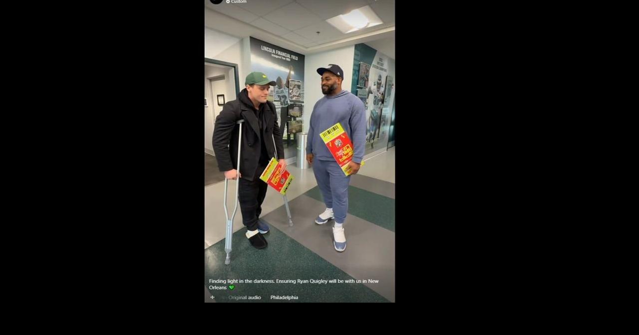 Eagles surprise Montgomery County man who survived New Orleans terror ...