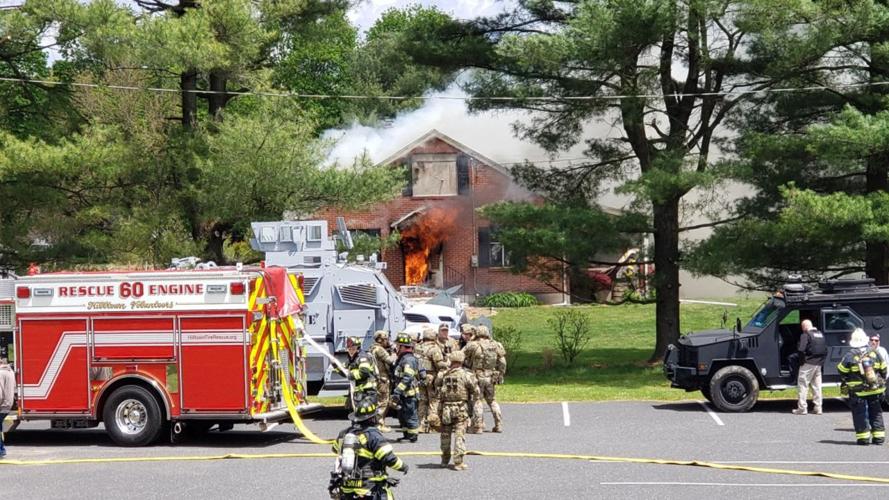 1 dead after SWAT situation, house fire in Hilltown Township