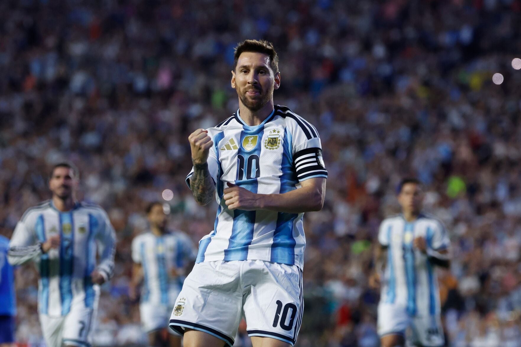 Messi scores on a penalty as Argentina beats Iceland 3-0 in its