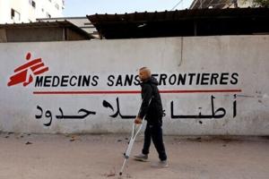 In Gaza hospital, patients cling to MSF as Israel orders it out