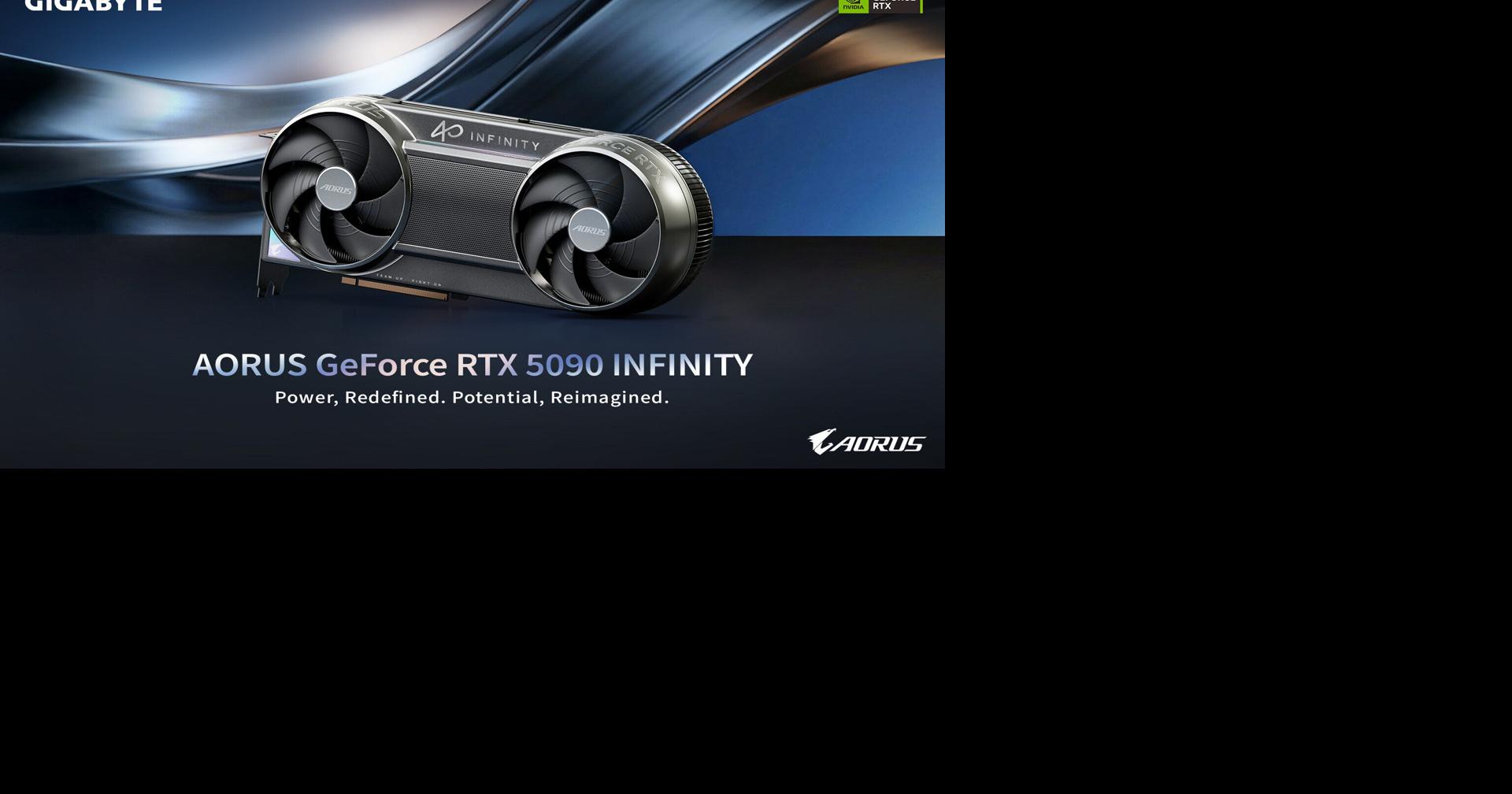 GIGABYTE Launches AORUS GeForce RTX™ 5090 INFINITY Graphics Card with Innovative Cooling and Compact Design at CES 2026