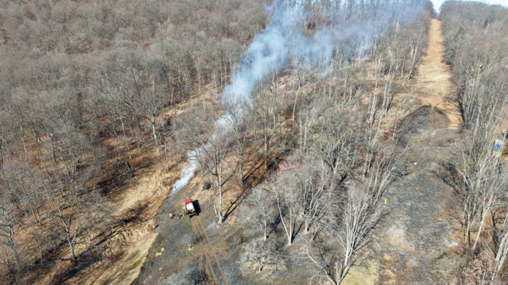 Crews fight large brush fire in Lower Saucon; police ask people to use ...