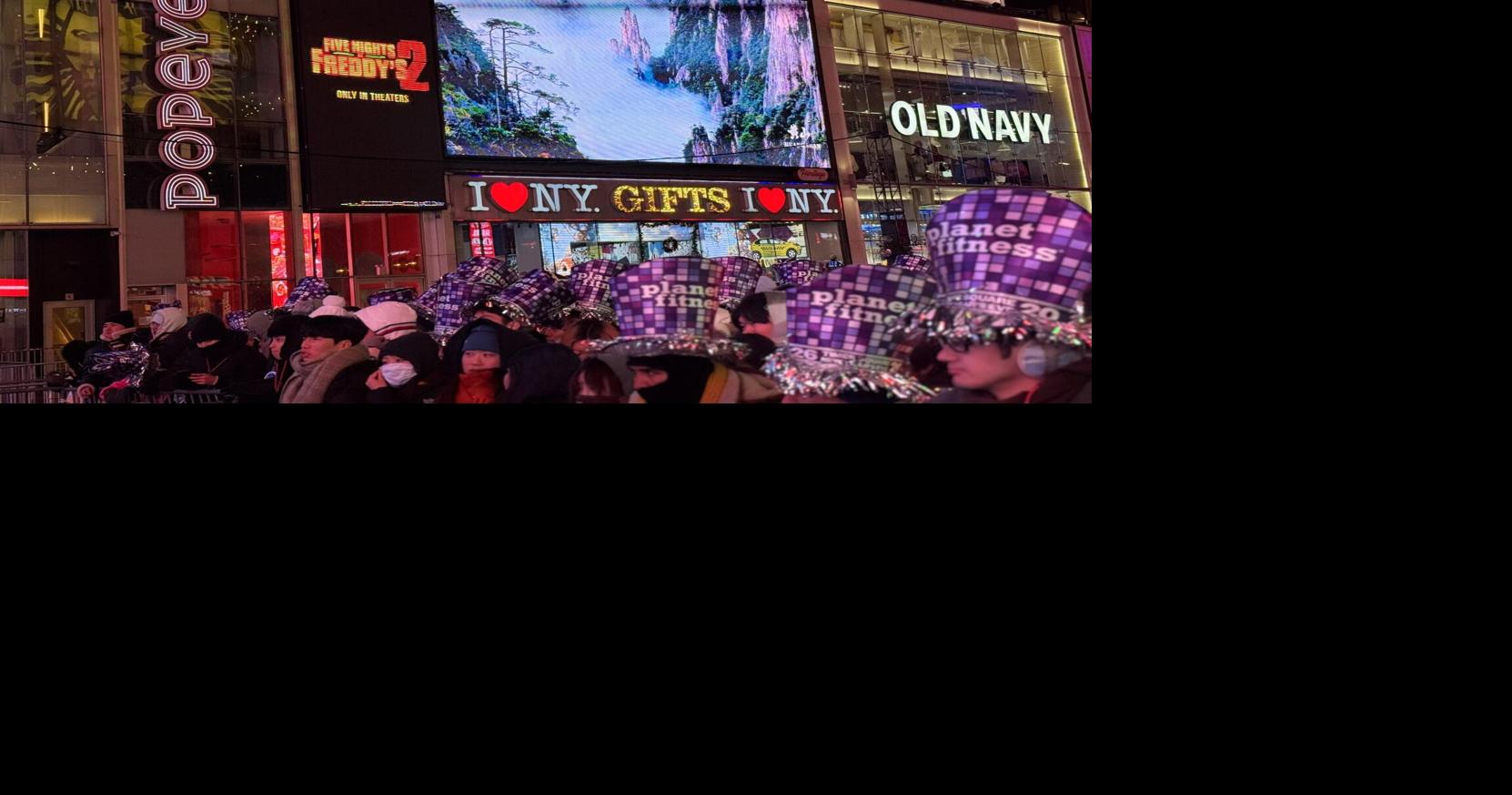 Mount Huangshan Shines On Global Stage At New York Times Square New Year's Eve Celebration