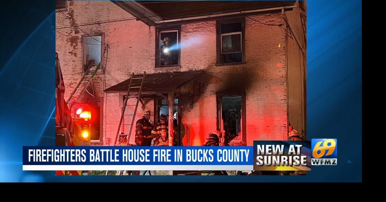 Crews fight house fire in Quakertown Southeastern Pennsylvania