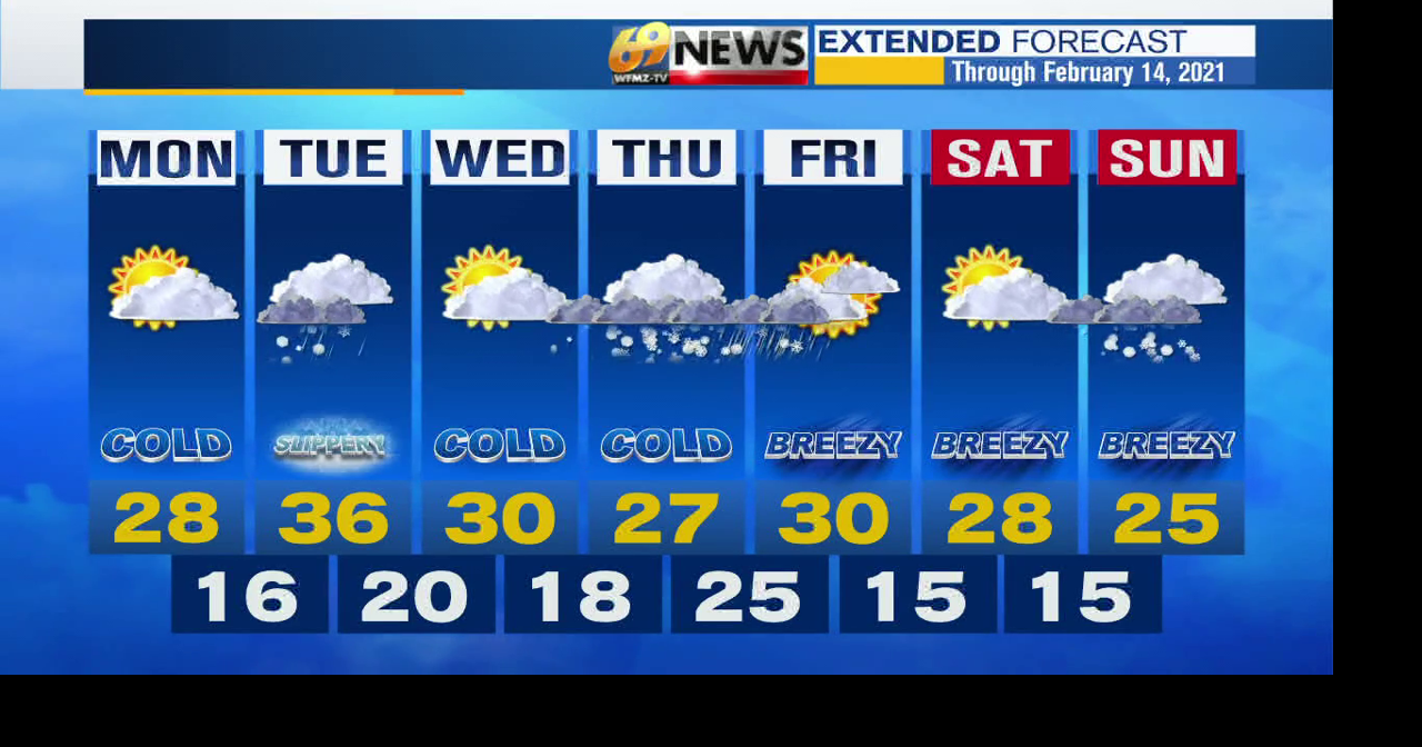 Sunny, cold Monday before yet another round of snow late tonight into ...