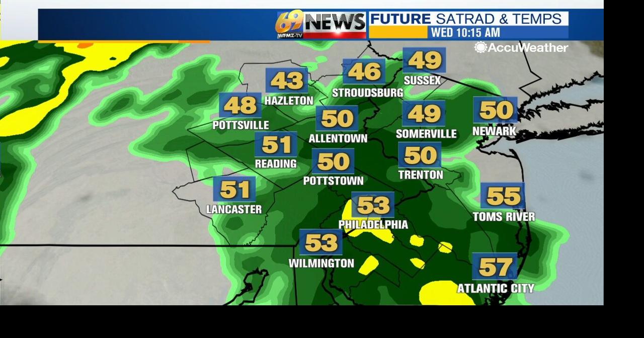 Wet and windy Wednesday, then chilly but dry to close the week ...