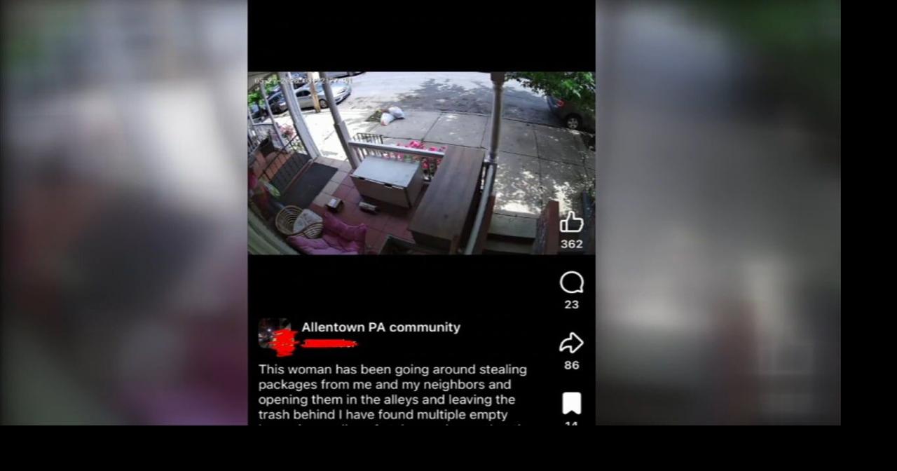 Porch pirates target downtown Allentown, residents say