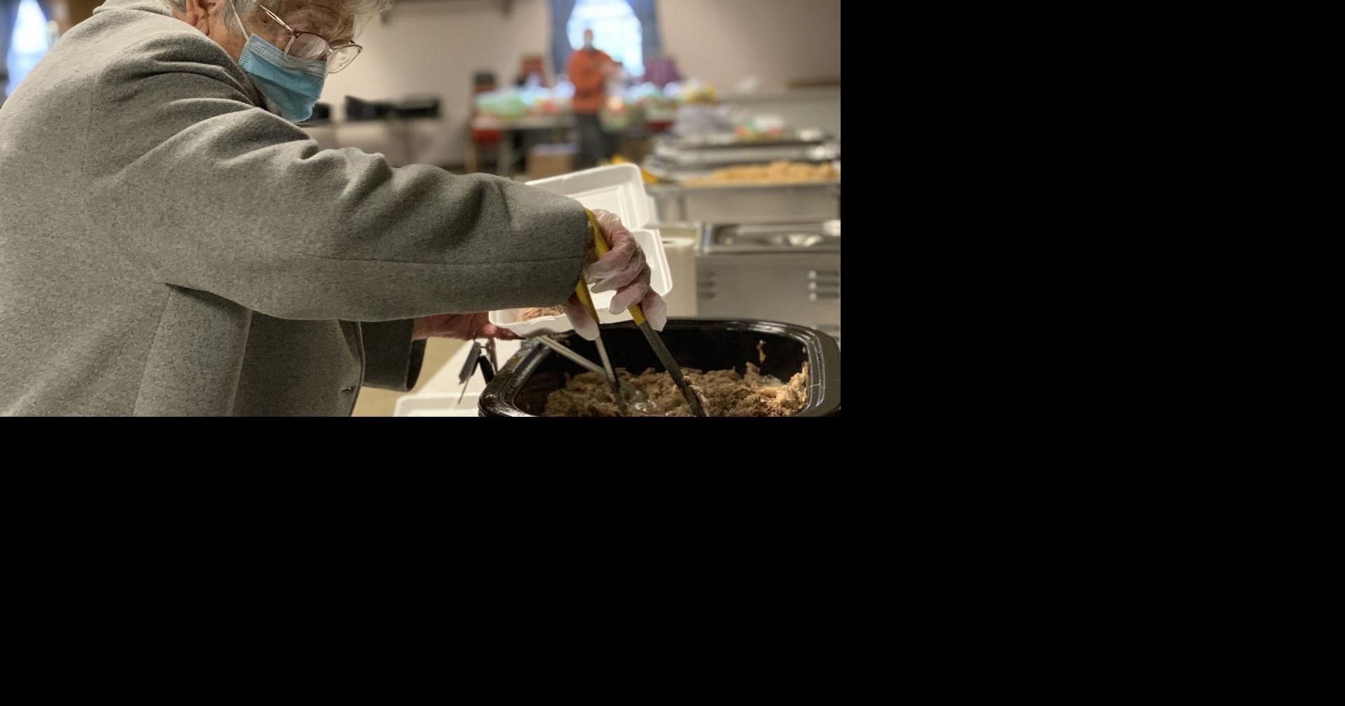 Pork and sauerkraut takeout at Fire Company