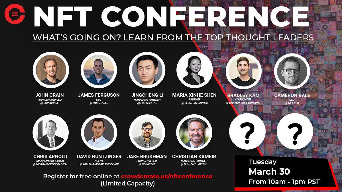 Crowdcreate Launches The Nft Crypto Blockchain Conference Amidst The Boom News Wfmz Com