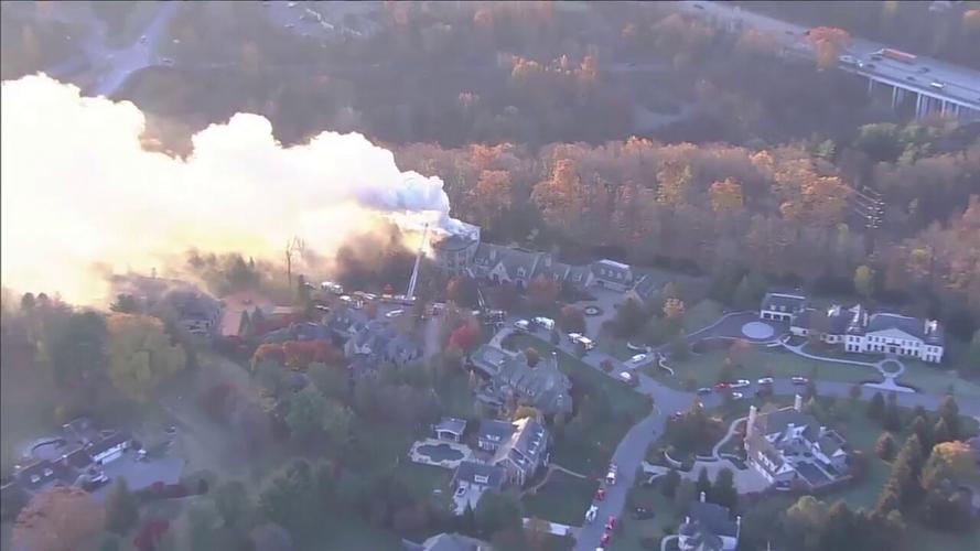 PHOTOS Mansion fire in Salisbury Township Lehigh Valley Regional