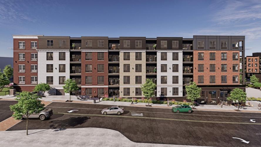 'The Confluence' Revised plans for Easton's new apartment, retail project unveiled Lehigh