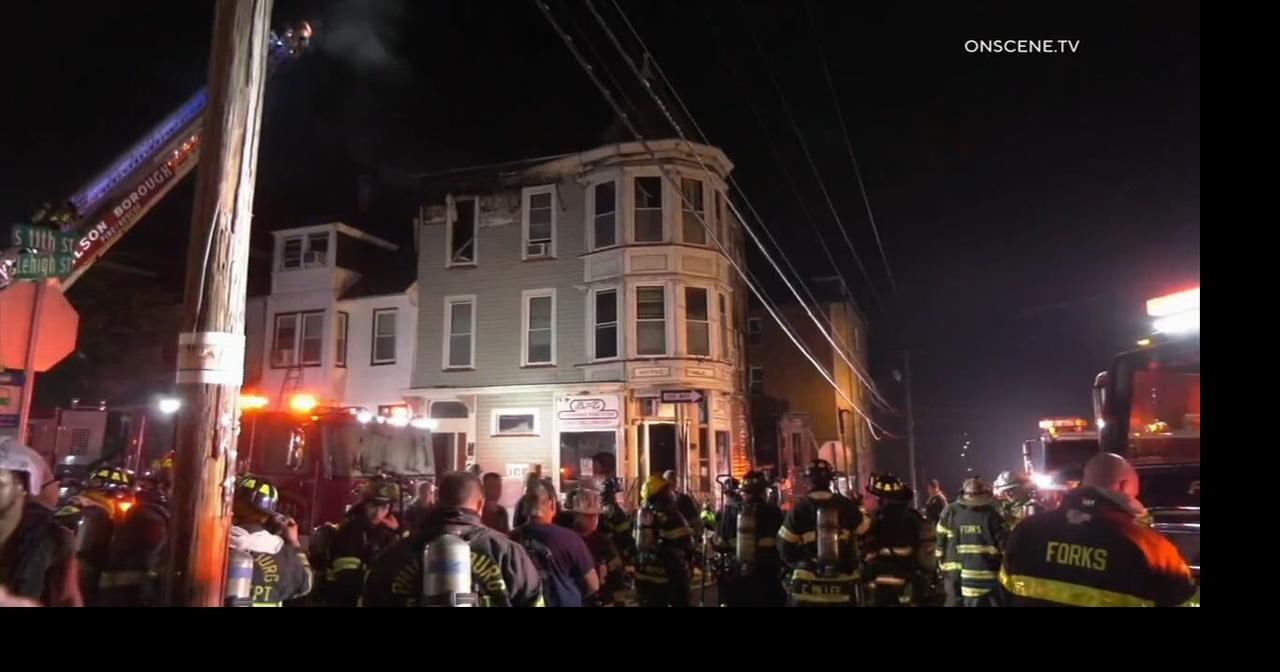 Early morning 3 alarm fire in Easton sends one victim to hospital ...