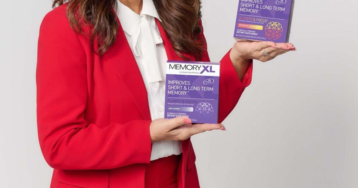 Great HealthWorks joins journalist Neida Sandoval to launch MemoryXL, her cognitive support supplement