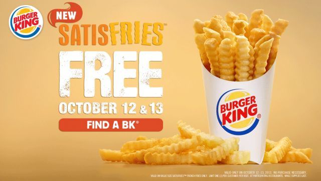 Burger King Giving Away New Satisfries This Weekend Business News