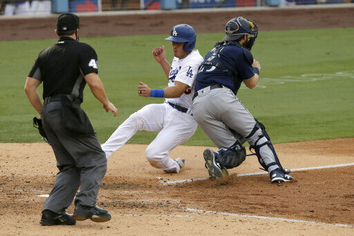 Barnes Leads Dodgers Past Mariners 2-1 For 7th Straight Win | Ap | Whig.com