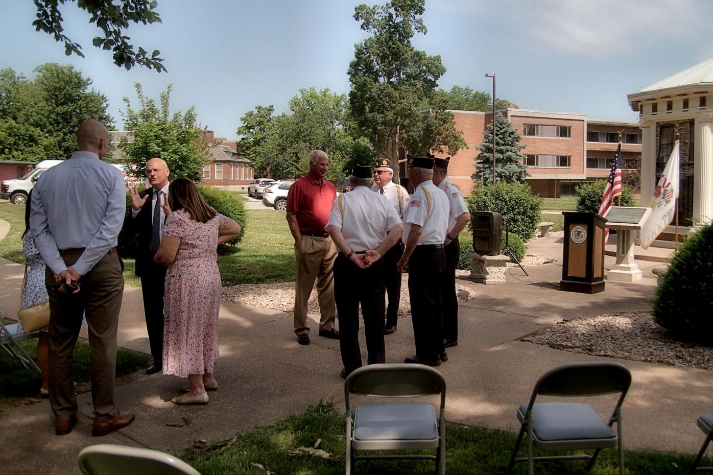 Before the ceremony