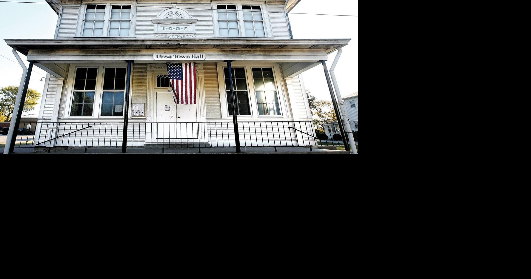 Ursa Village Town Hall has odd history Article