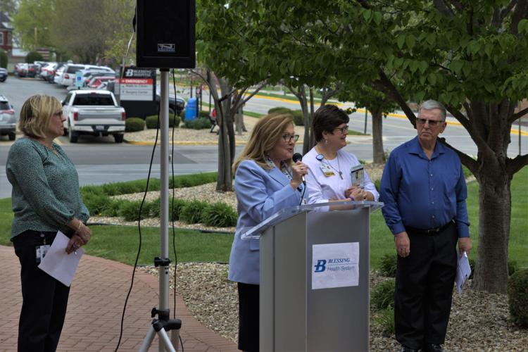 Blessing staff marks Organ and Tissue Donor Awareness Week Hospitals