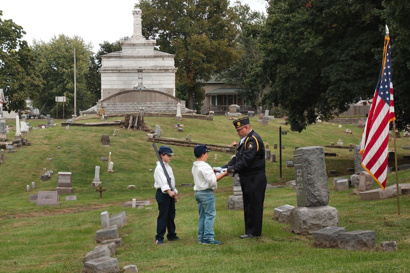 Civil War marker dedication