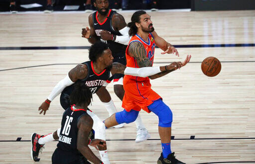 Harden S 37 Points Lead Rockets Past Thunder In Game 1 Ap