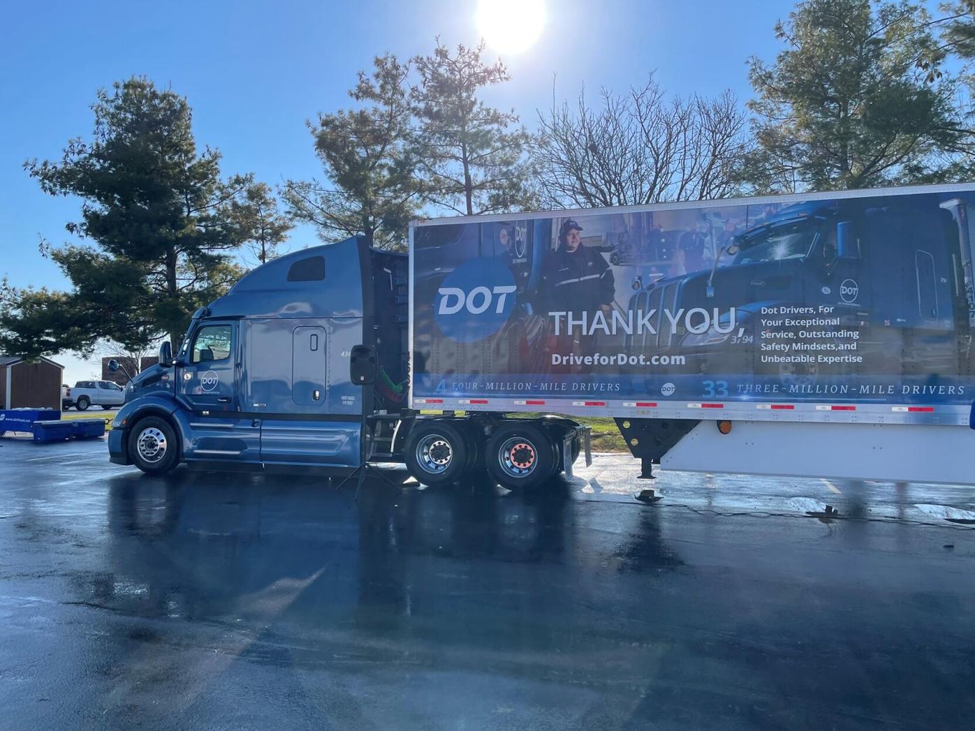 Dot Transportation unveils driver appreciation trailer