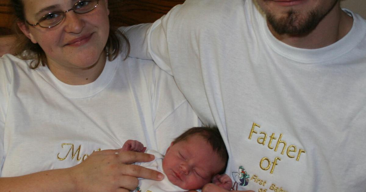 Kristopher Michael Reed first baby born in 2009 at Hannibal Regional ...