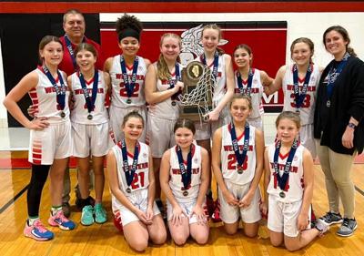Western seventh grade girls basketball finishes second in state ...
