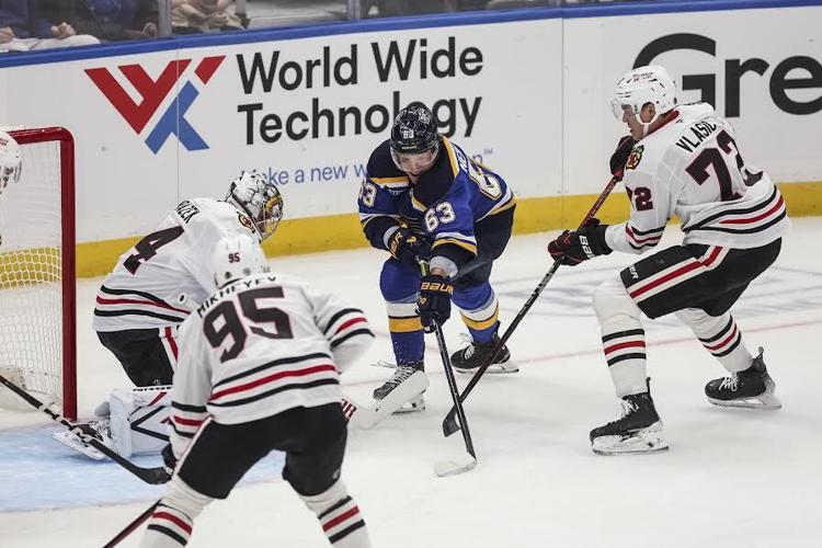 Photo Gallery Holloway scores gamewinner in Blues preseason win over