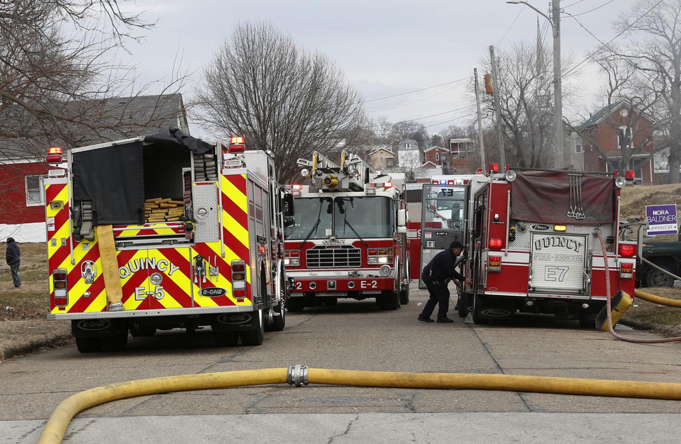 Firefighters respond to fire on Quincy's southwest side Illinois News