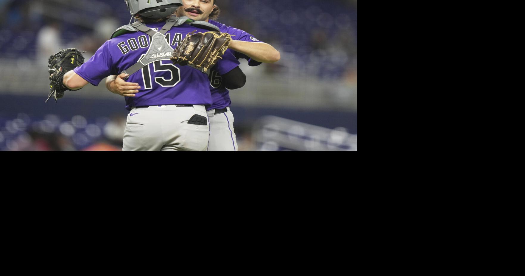 BASEBALL CAPSULES: Hunter Goodman homers twice as Rockies beat Marlins ...