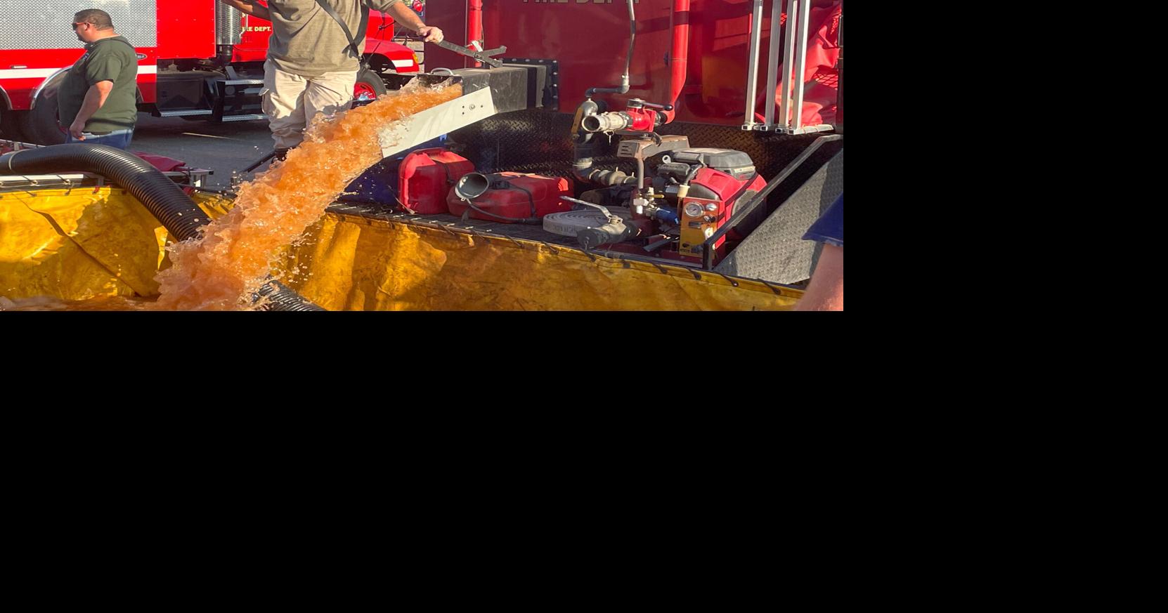 'Water shuttle operation' at fairgrounds conducted as quarterly fire ...