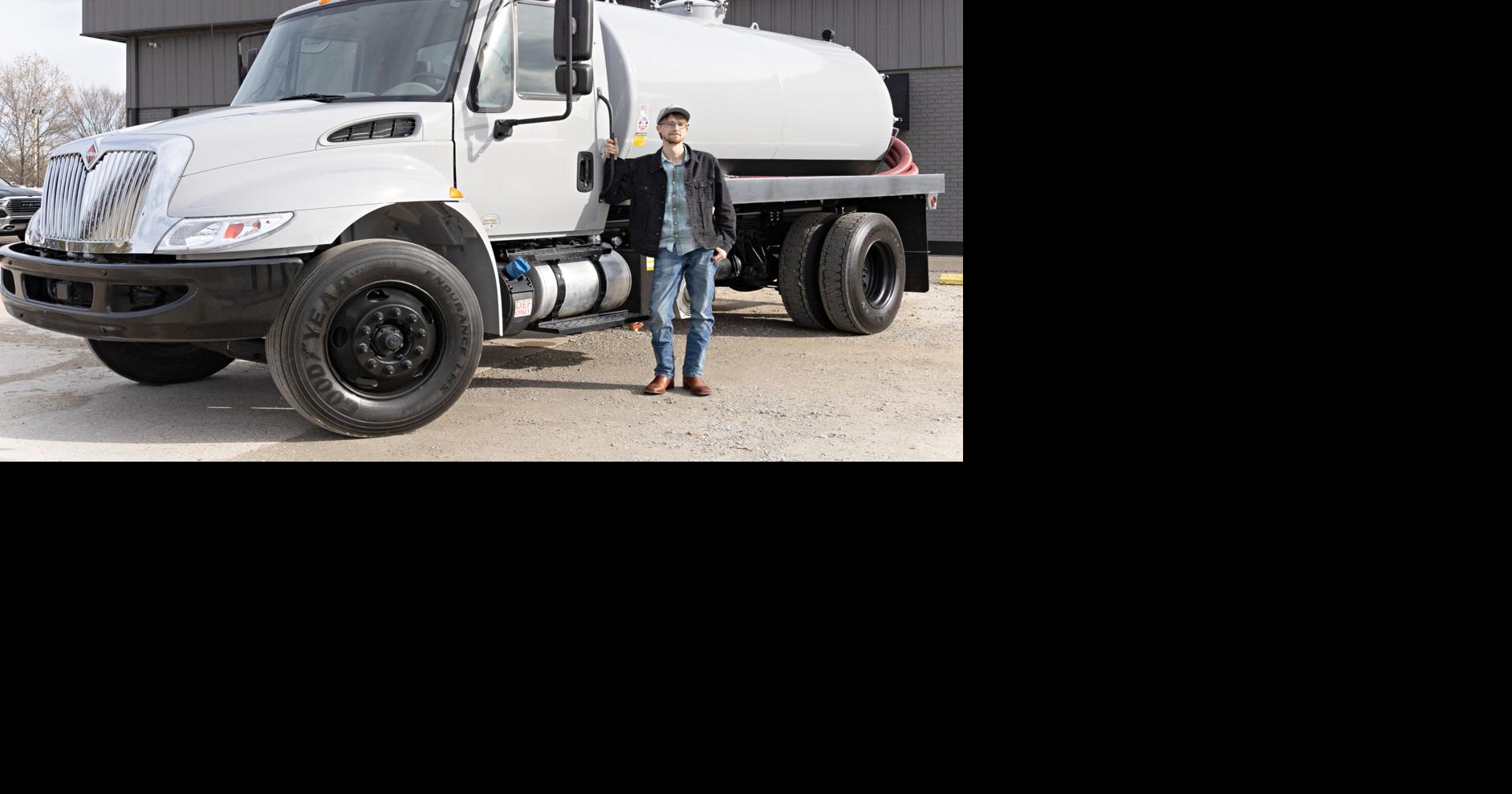 Searcy company gives away new septic truck