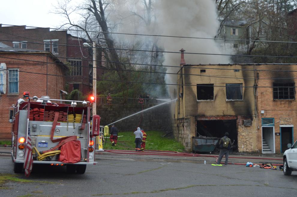 Fire destroys building in Williamson News