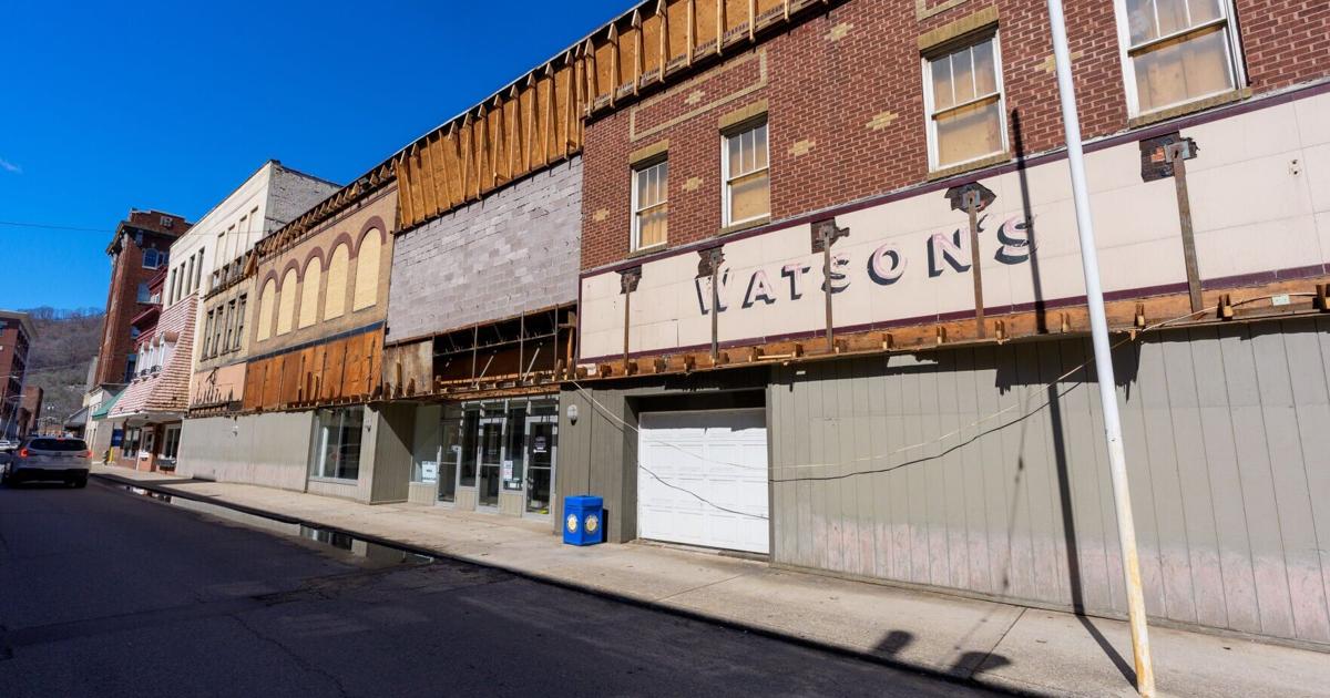 Logan Building Old Watson's lettering revealed on downtown Logan building | News ...