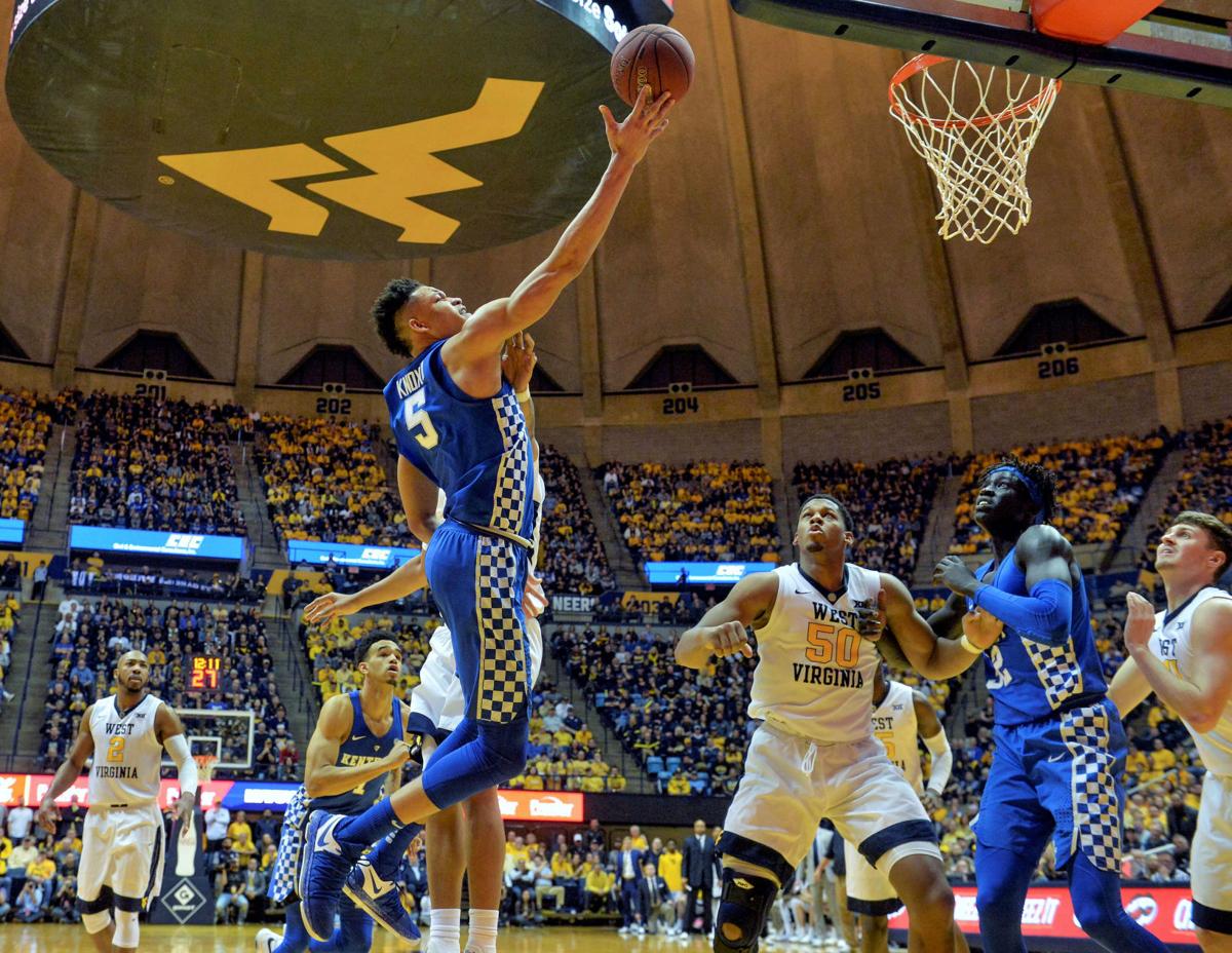 Knox Scores 34 As Kentucky Beats No 7 West Virginia University 83