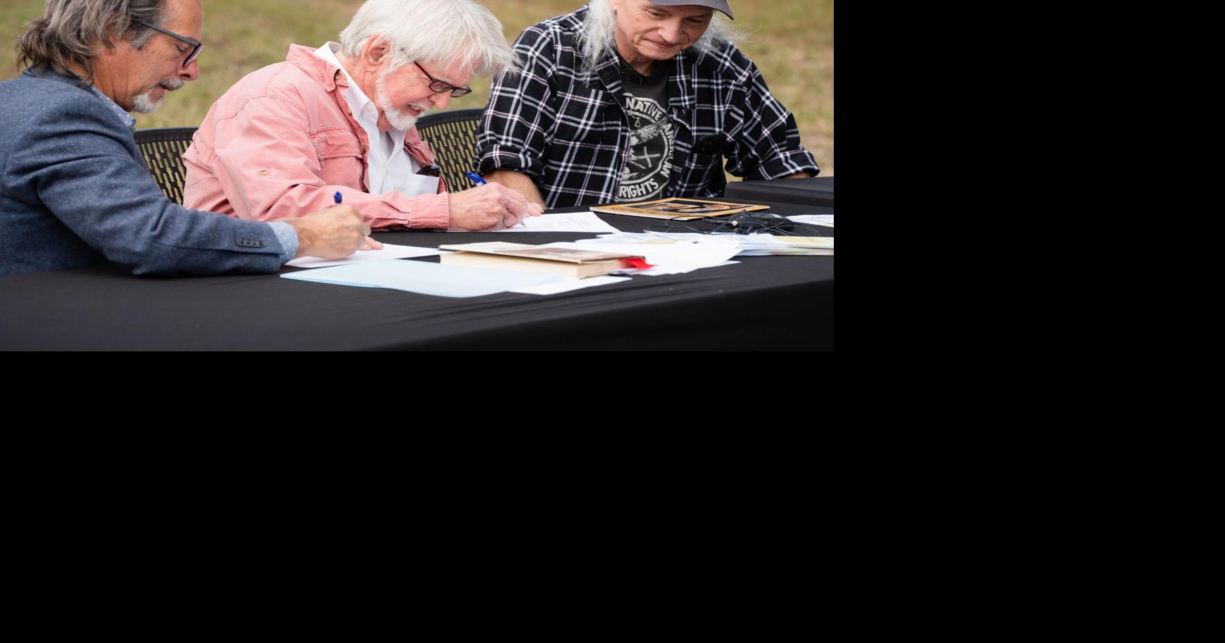 Groups sign conservation easement to protect historic Indigenous site