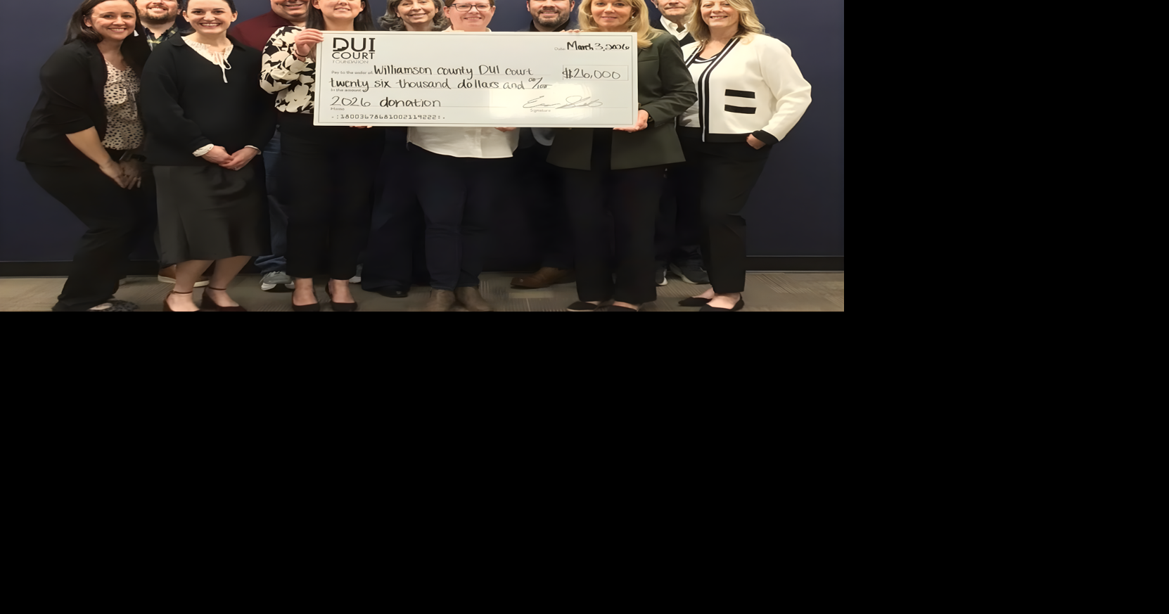 DUI Recovery Court receives $26K donation from DUI Court Foundation ...