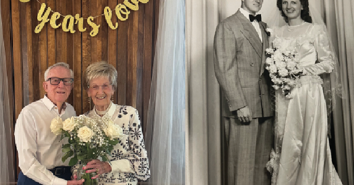 Local couple celebrates 75 years of marriage