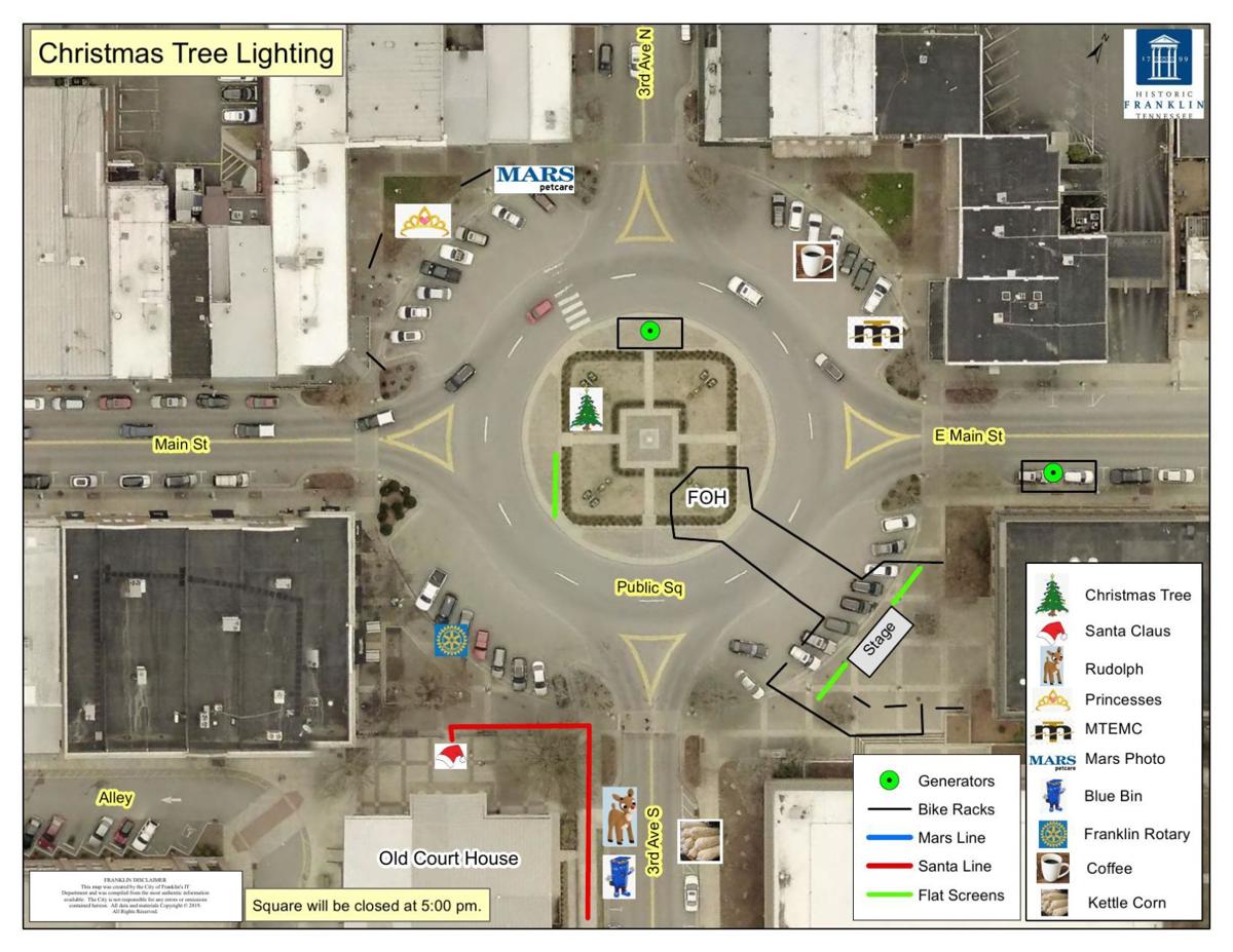 Christmas Tree Lighting Events Map Williamsonherald Com