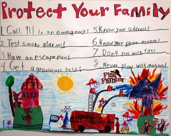 2011 Fire Prevention Week Poster Contest Results - Williamson Herald: WLife