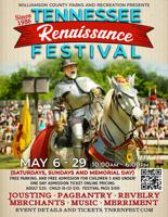 Annual Tennessee Renaissance Festival returns to Williamson County in May