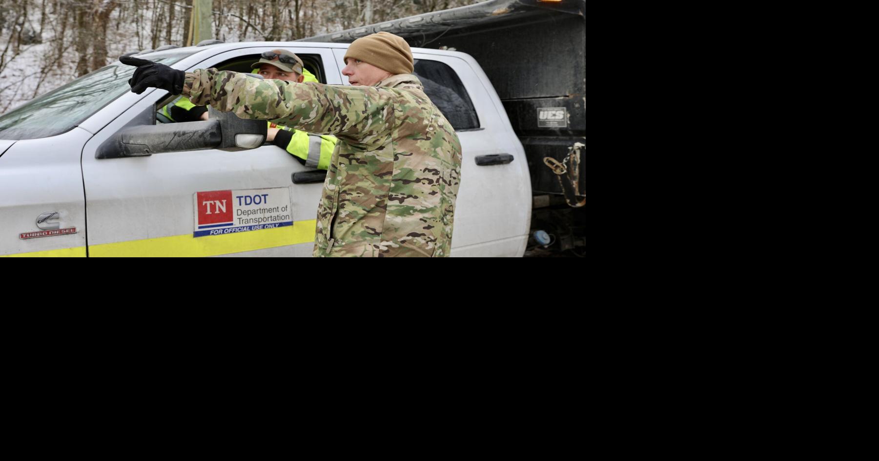 Tennessee National Guard continues robust winter storm response across Middle, West Tennessee
