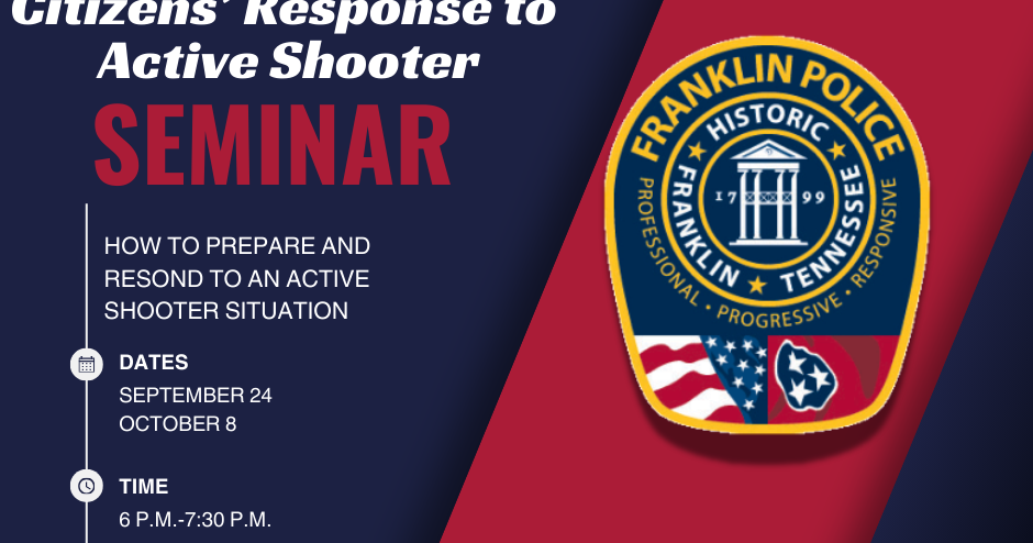 Franklin Police Department to offer free active shooter training ...